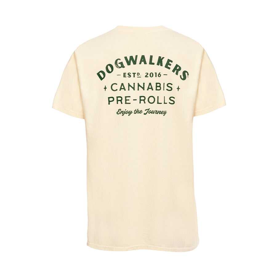 Dogwalkers Unisex Ivory Pocket T-Shirt