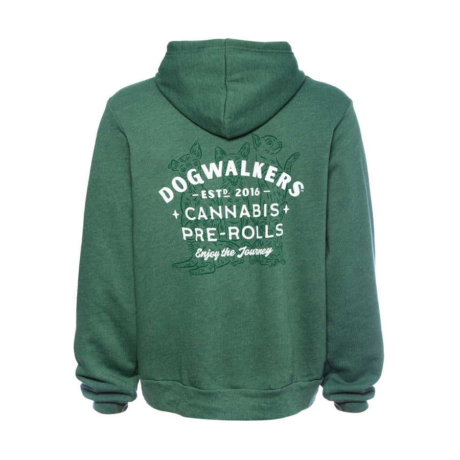 Dogwalkers Unisex Green Sweatshirt