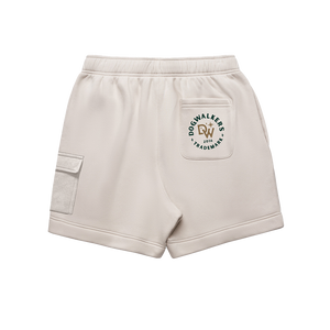 Dogwalkers Unisex Ivory Sweat Shorts