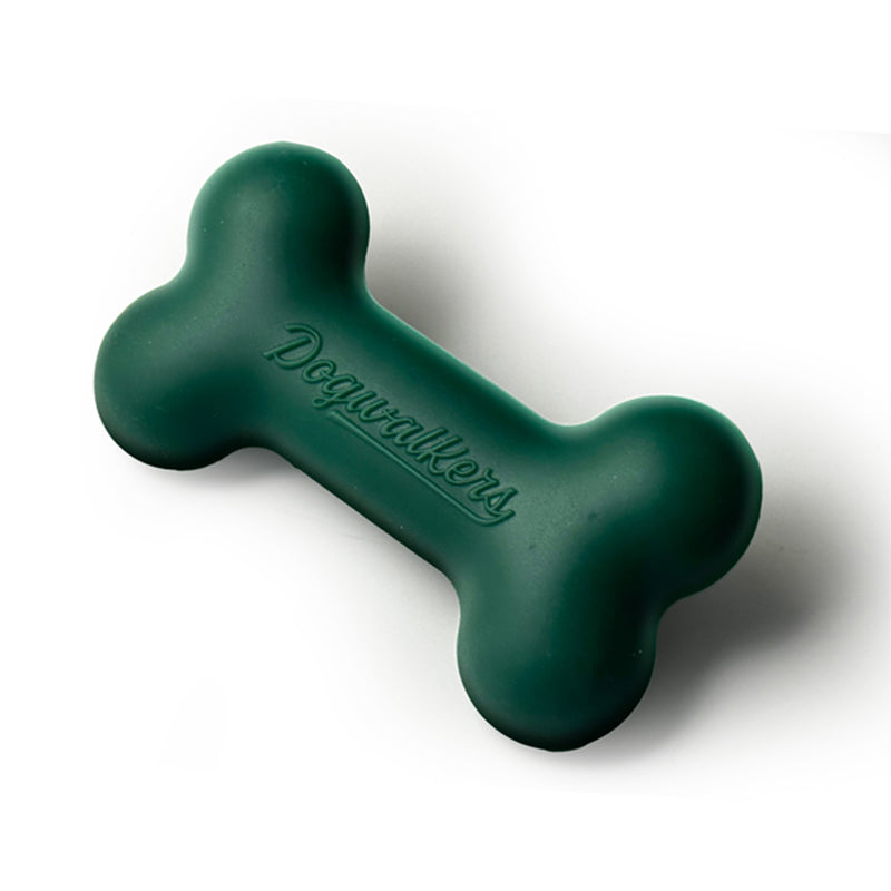 Dogwalkers Green Rubber Dog Toy
